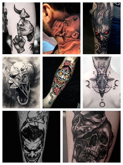 tatuajes de diablos en el brazo|Diablitos tattoo